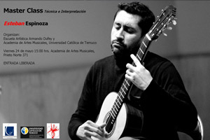 Esteban Espinoza, Academia de Artes Musicales