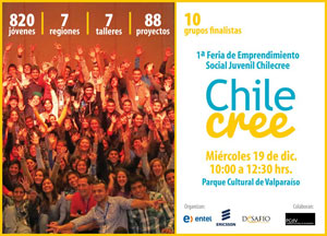 María José Caro, estudiante de Derecho, obtuvo el primer lugar en la 1° jornada de emprendimiento social juvenil ChileCree