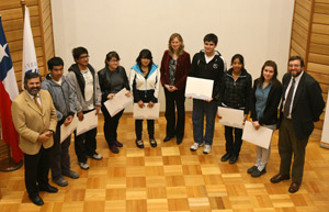 UC Temuco premia a estudiantes que destacaron en ensayos PSU realizados en Campus Norte