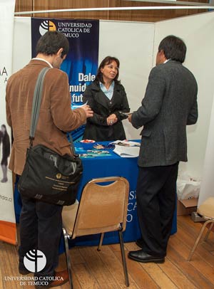 Nuestra Universidad participó en la primera "Feria de Capacitación para Empresas, Araucanía 2012"