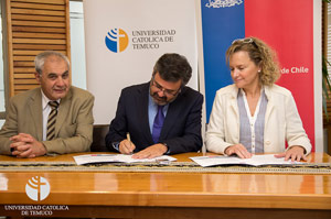 UC Temuco firmó Convenio de Intenciones con Ministerio de Educación