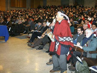 Una masiva concurrencia tuvo importante seminario sobre derechos indígenas en el Aula Magna