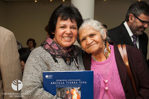 Facultad de Artes y Humanidades realizó el lanzamiento del libro "Dominga Neculmán: Arcilla Tierra Viva"