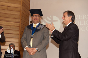 Dr. Fernando Peña fue investido como Profesor Titular de la U. Católica de Temuco