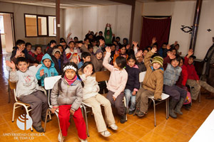 Programa de Inglés Práctico de la UC Temuco realizó operativo educativo en  zona cordillerana de La Araucanía
