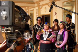 Exitosa participación de grupo  Mapuche