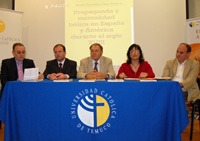Presentan libro sobre propaganda y mentalidad bélica en España y América
