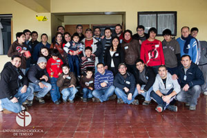 Niños de Fundación Mi Casa disfrutaron la visita de estudiantes de la UC Temuco