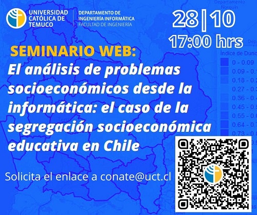 Seminario "El análisis de problemas socioeconómicos desde la informática: el caso de la segregación socioeconómica educativa en Chile"