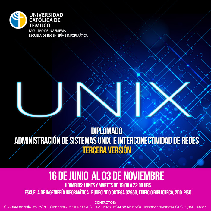 Diplomado Administración de Sistemas UNIX e Interconectividad de Redes